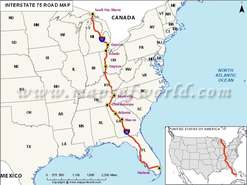 Choosing⁢ the ‍Right Route: I-75 vs. ‍Alternative Options