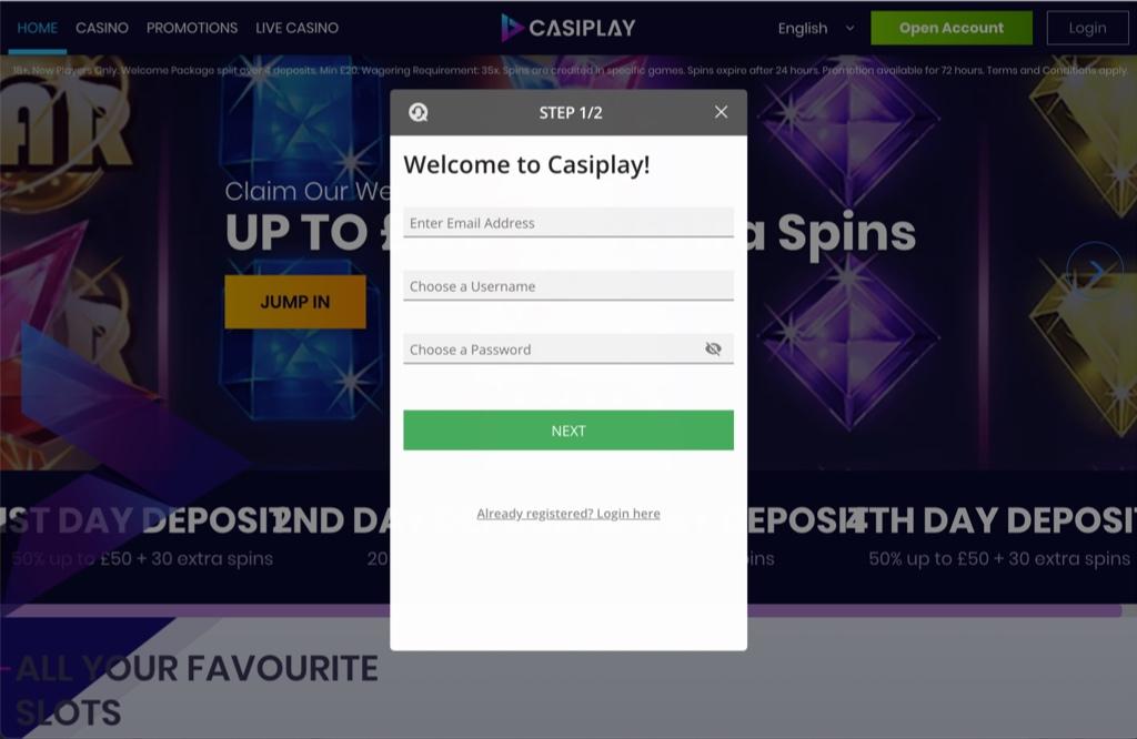 casiplay login