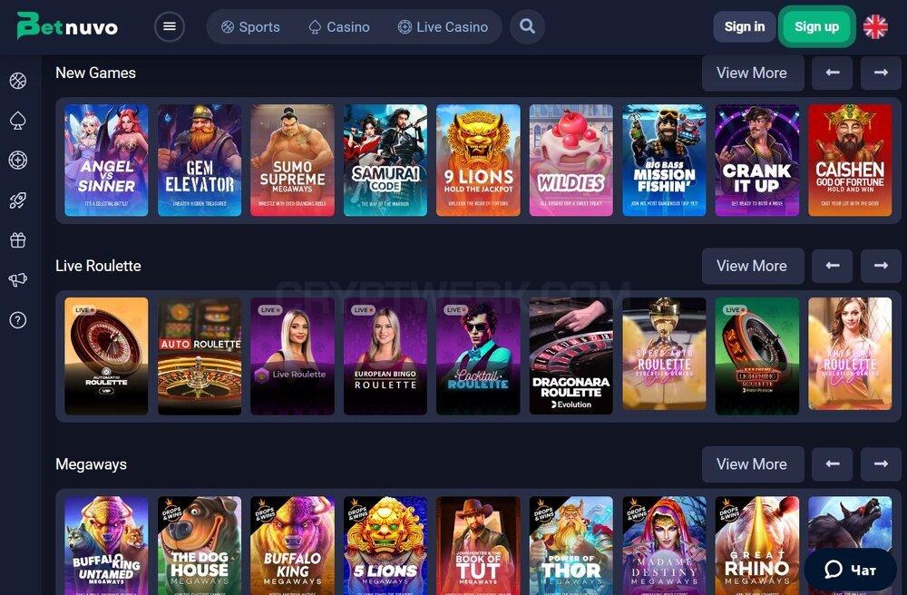 Betnuvo Casino